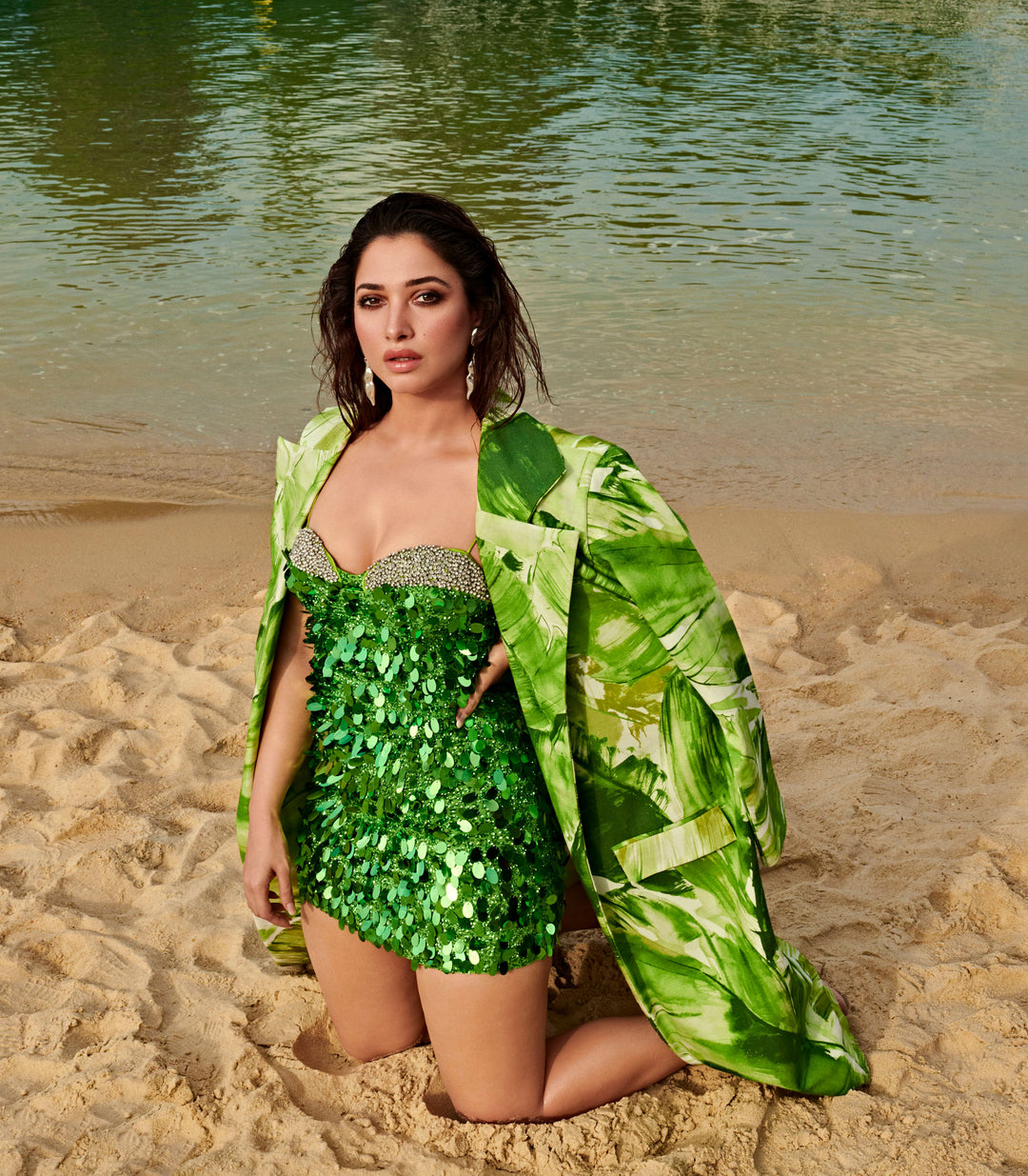 Tamannah Is Not Only Capturing People Through Her Web Series but Also Shining in Bright Sequins