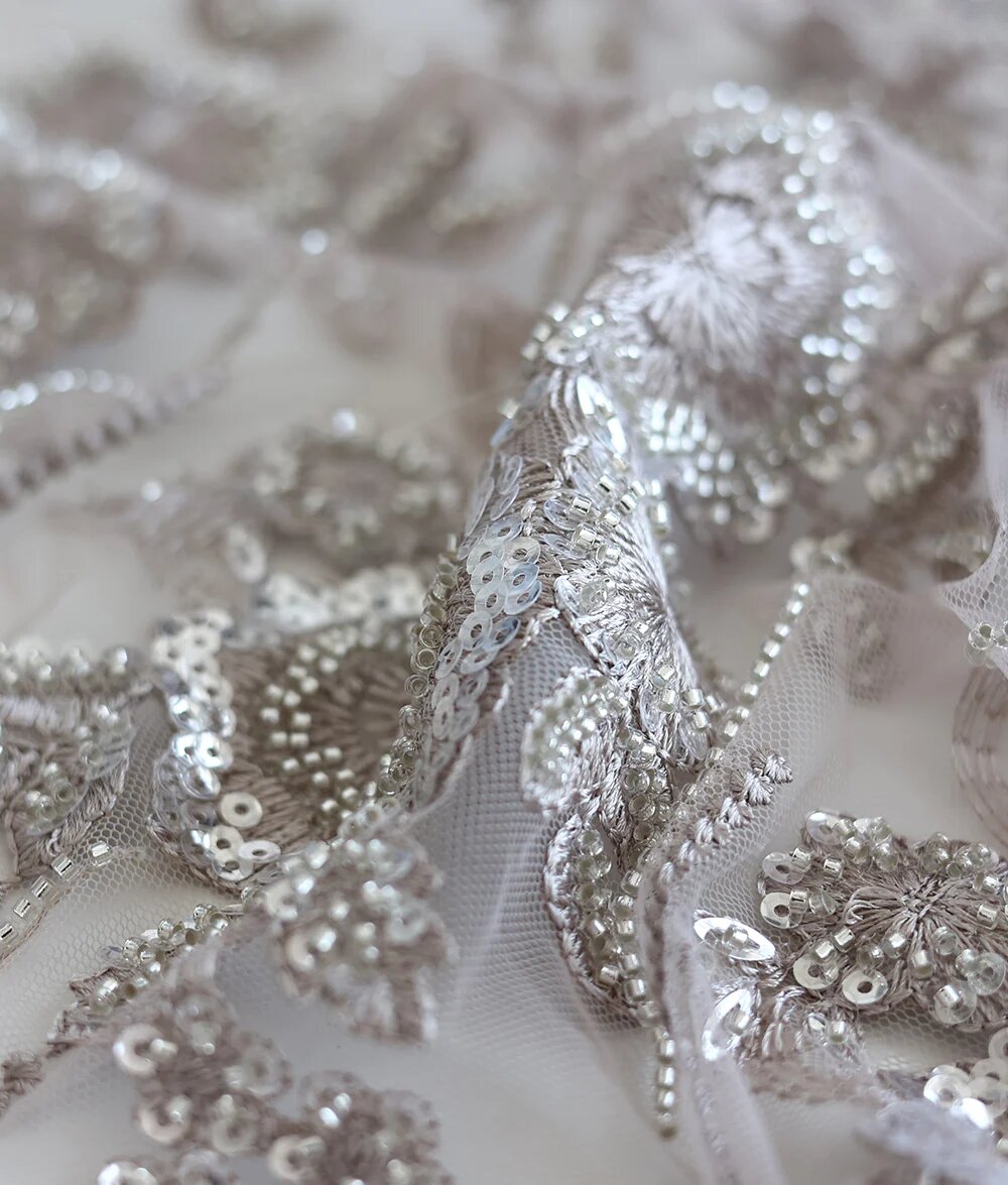 embroidery mesh trim