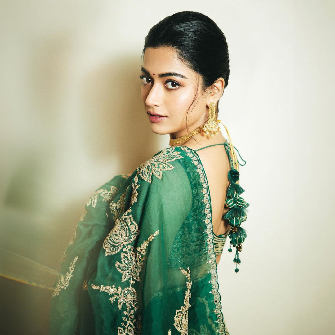 Rashmika Mandanna's Stunning Saree Moments: A Fashion Enthusiast’s Dream
