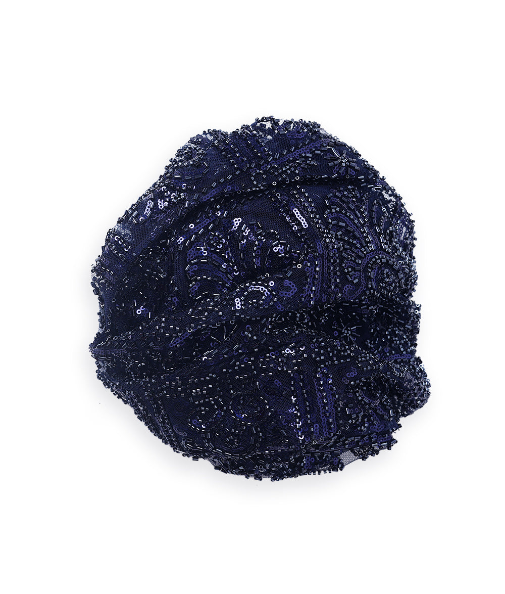 Net Heavy Embroidered Geometric Fabric