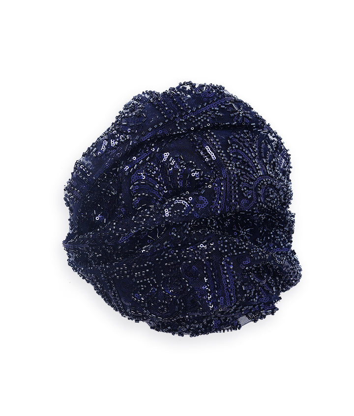 Net Heavy Embroidered Geometric Fabric