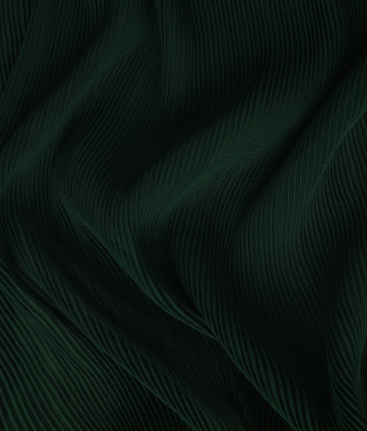 Ela CR10 Georgette Pleated Knits Fabric