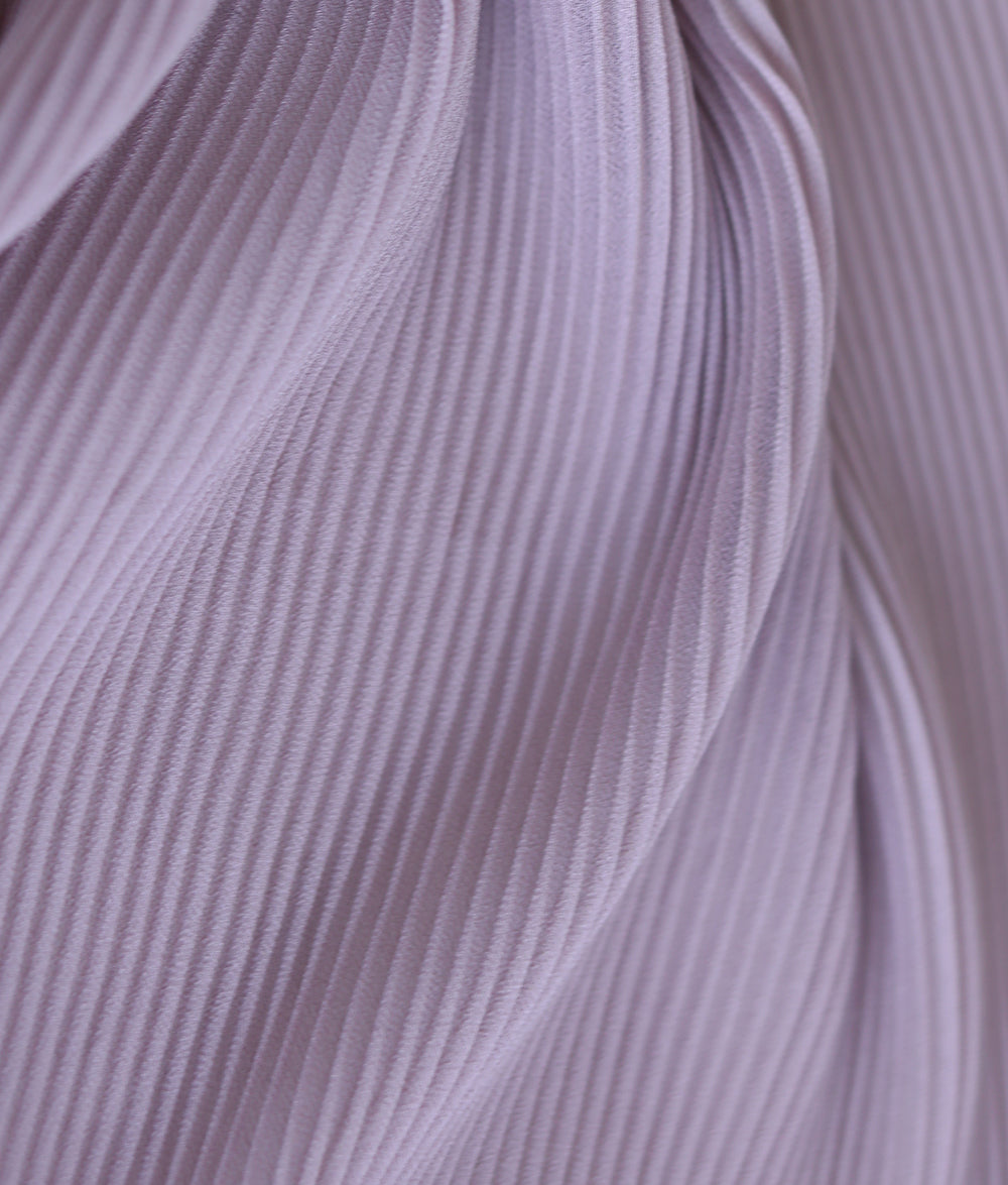 Ela CR10 Georgette Pleated Knits Fabric