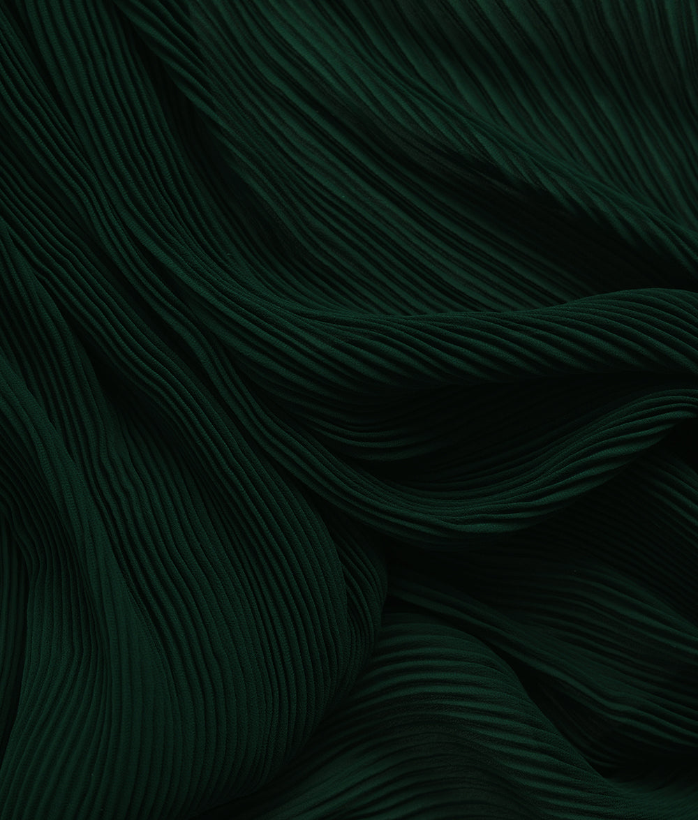 Ela CR10 Georgette Pleated Knits Fabric
