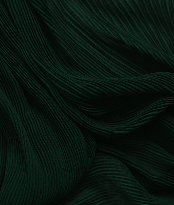 Ela CR10 Georgette Pleated Knits Fabric