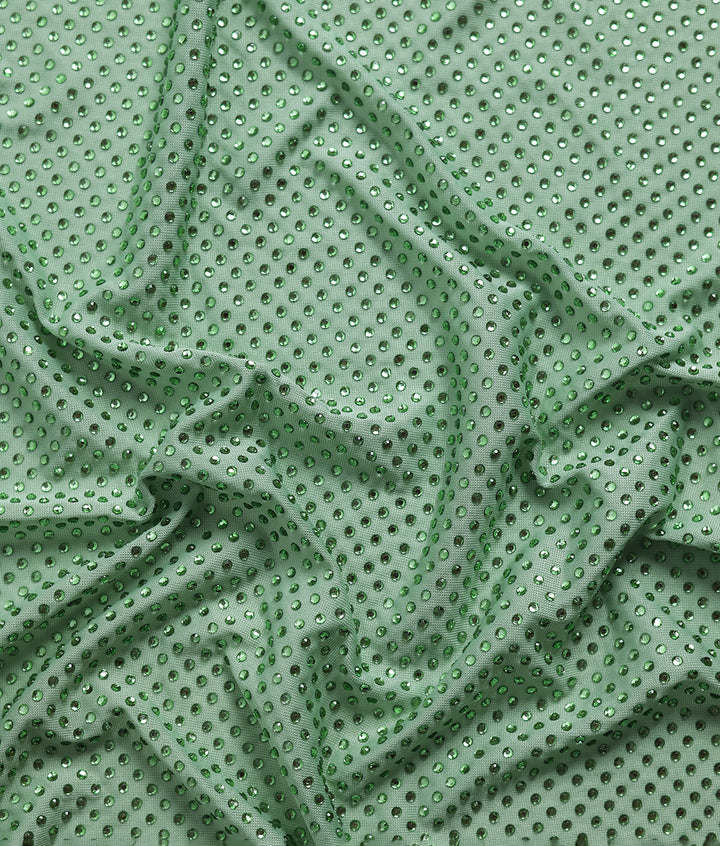 Finola Net Paired with Plain fabric