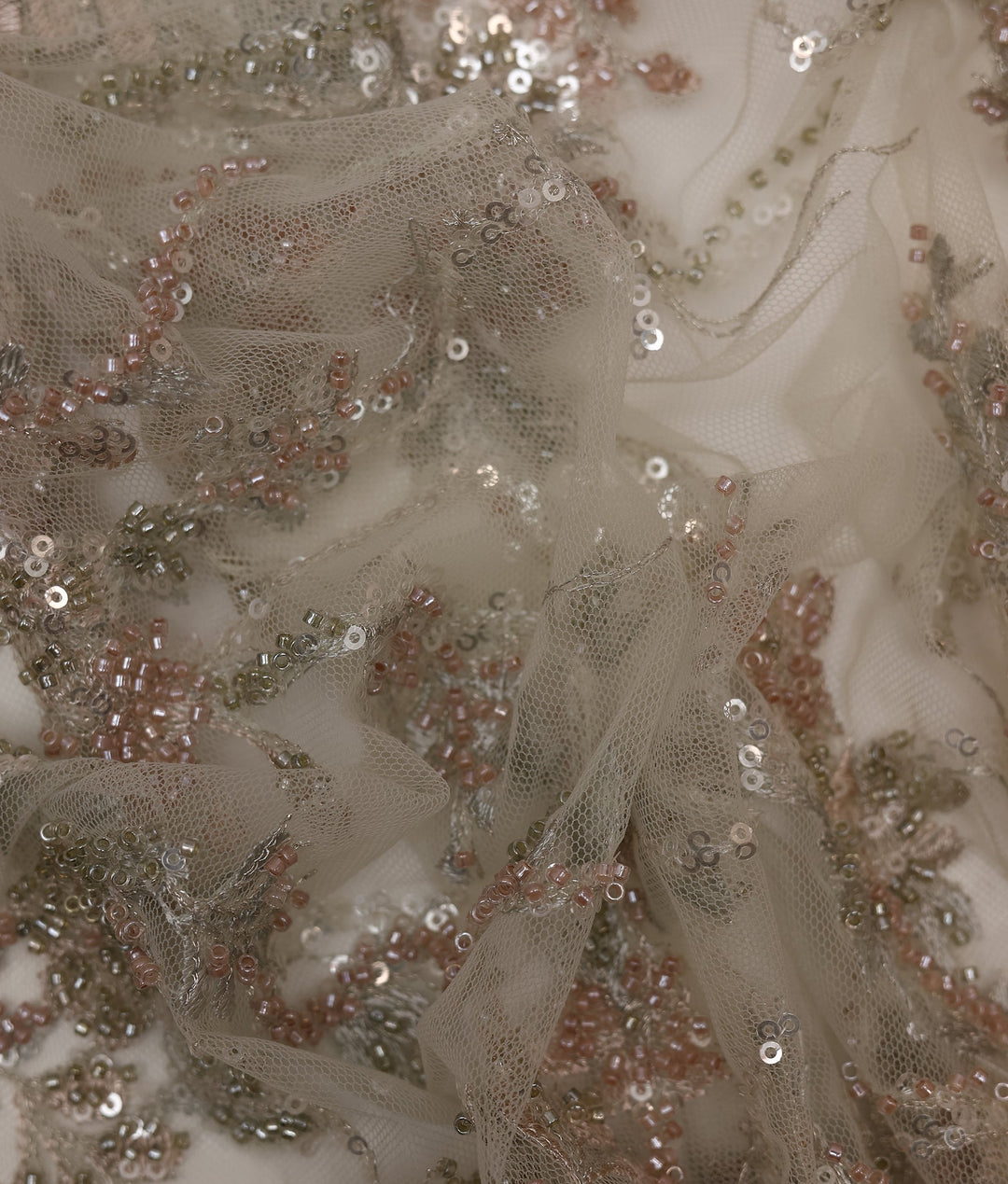 Jeanne Sequins and Thread Embroidery