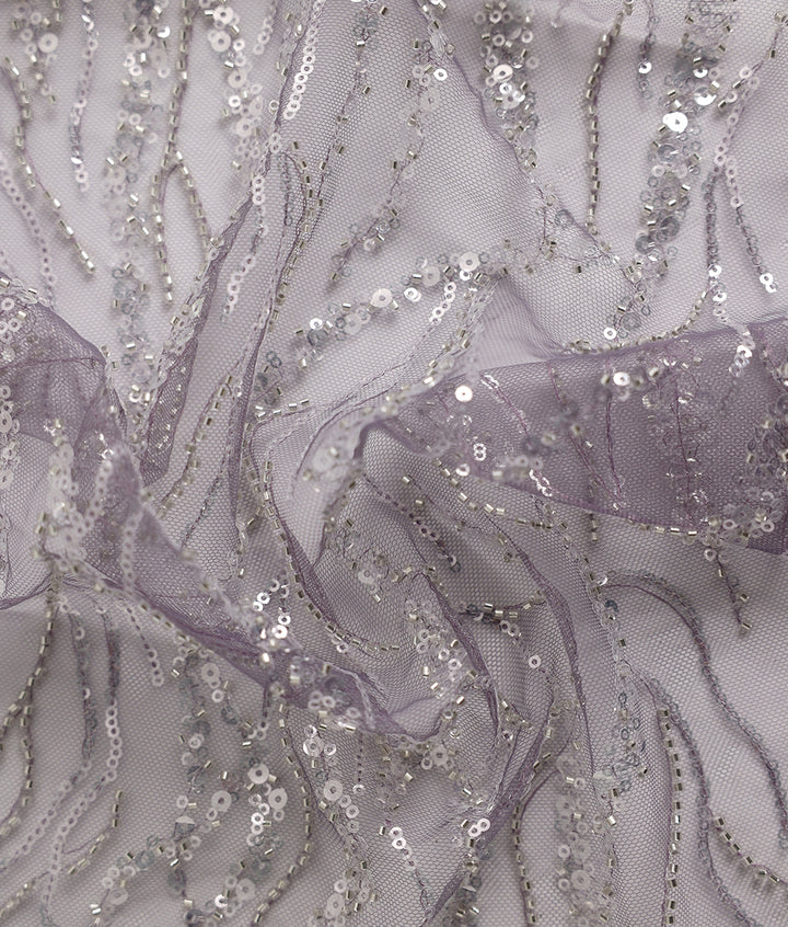 Nysa Sequins Embroidery Fabric