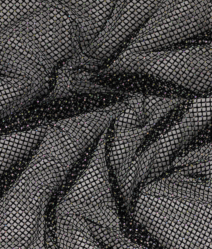 Eisley Rhinestone Embroidery Fabric