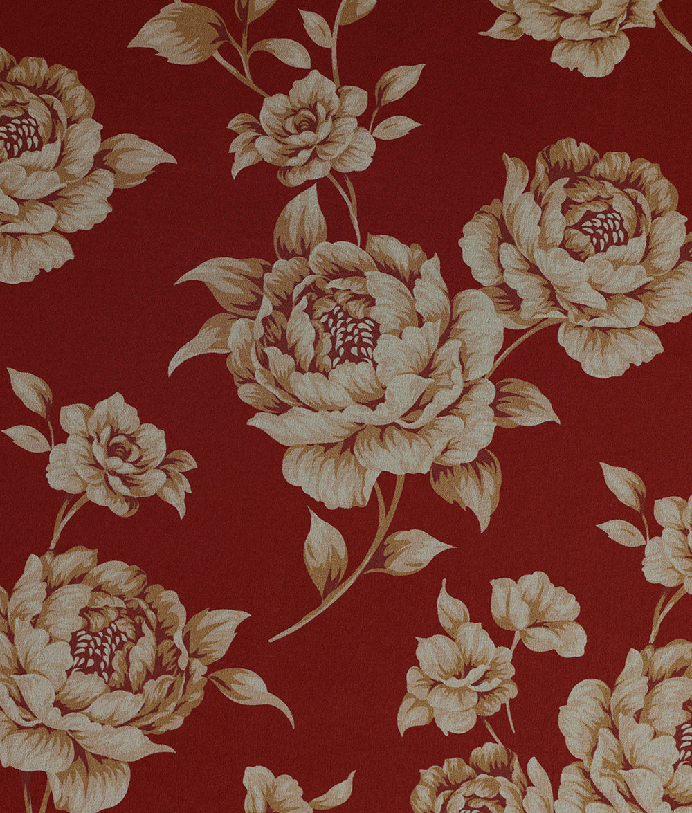Rosi Floral Printed Satin