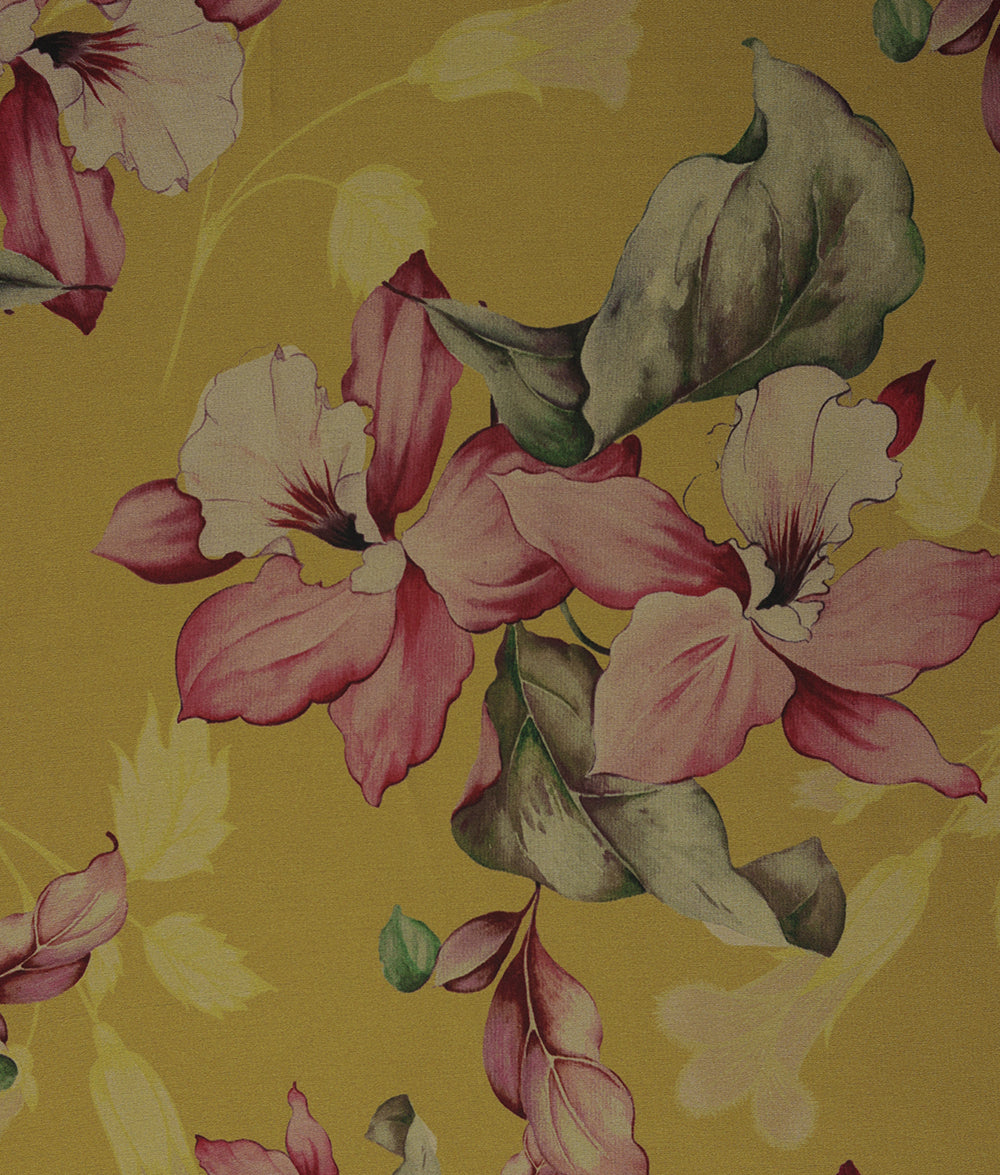 Jasmine Floral Printed Satin