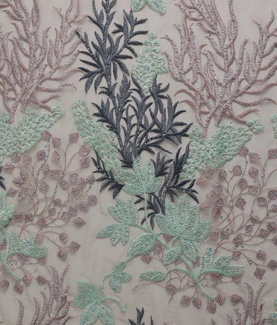 Belinda Stone Embroidery Fabric