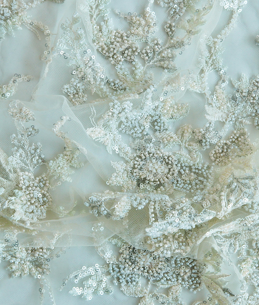 Jeanne Sequins and Thread Embroidery