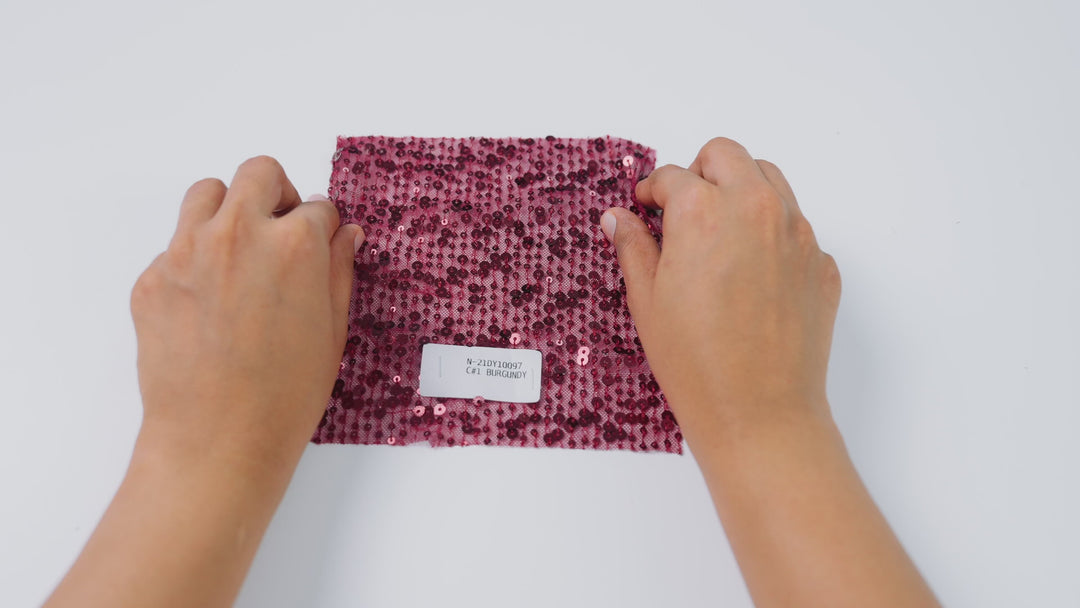 Pythia Sequins Embroidery Fabric.