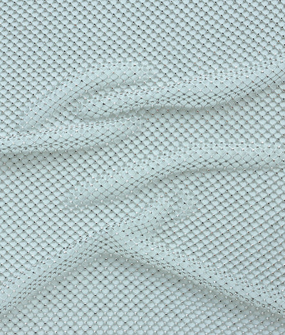 Juniper Rhinestone Embroidery Fabric