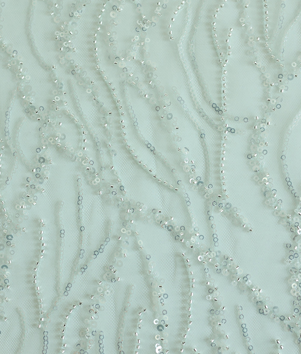 Nysa Sequins Embroidery Fabric