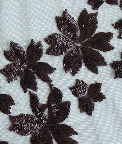 Sylvie Sequins and Thread Embroidery Fabric