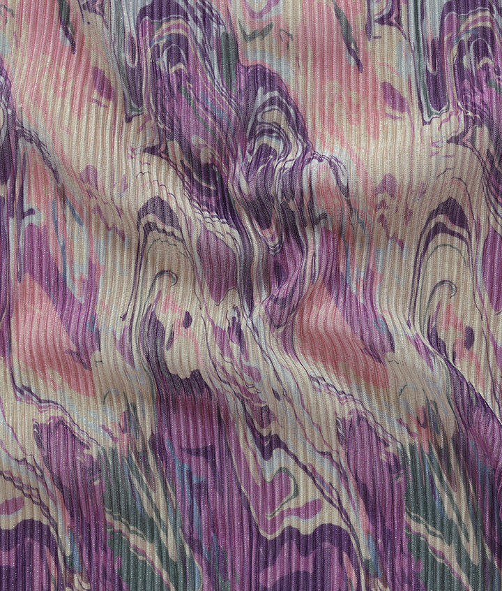 MARBLE PRINT KNITTED FABRIC