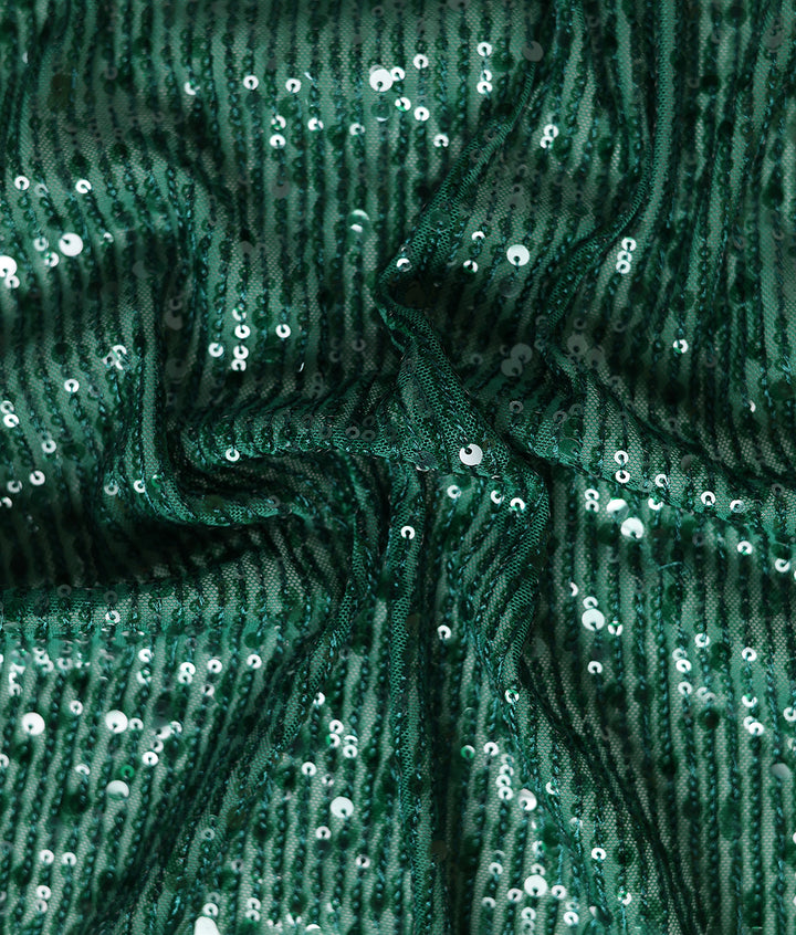 Elisabeth Sequins and Thread Embroidery