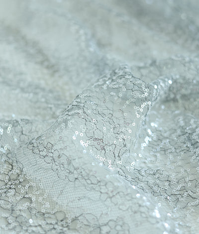 Mercy Sequins and Thread Embroidery Fabric
